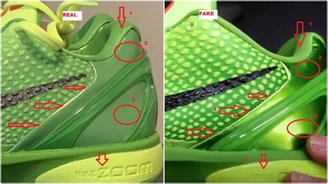 how do you know if kobe shoes are fake|knock off reverse kobe grinches.